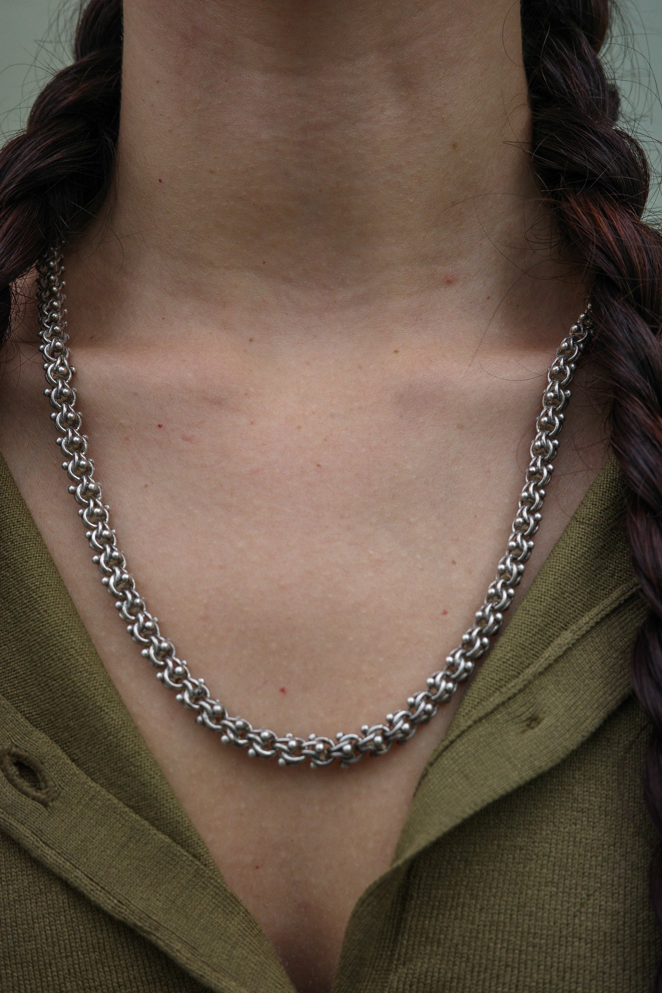Byzantine link necklace