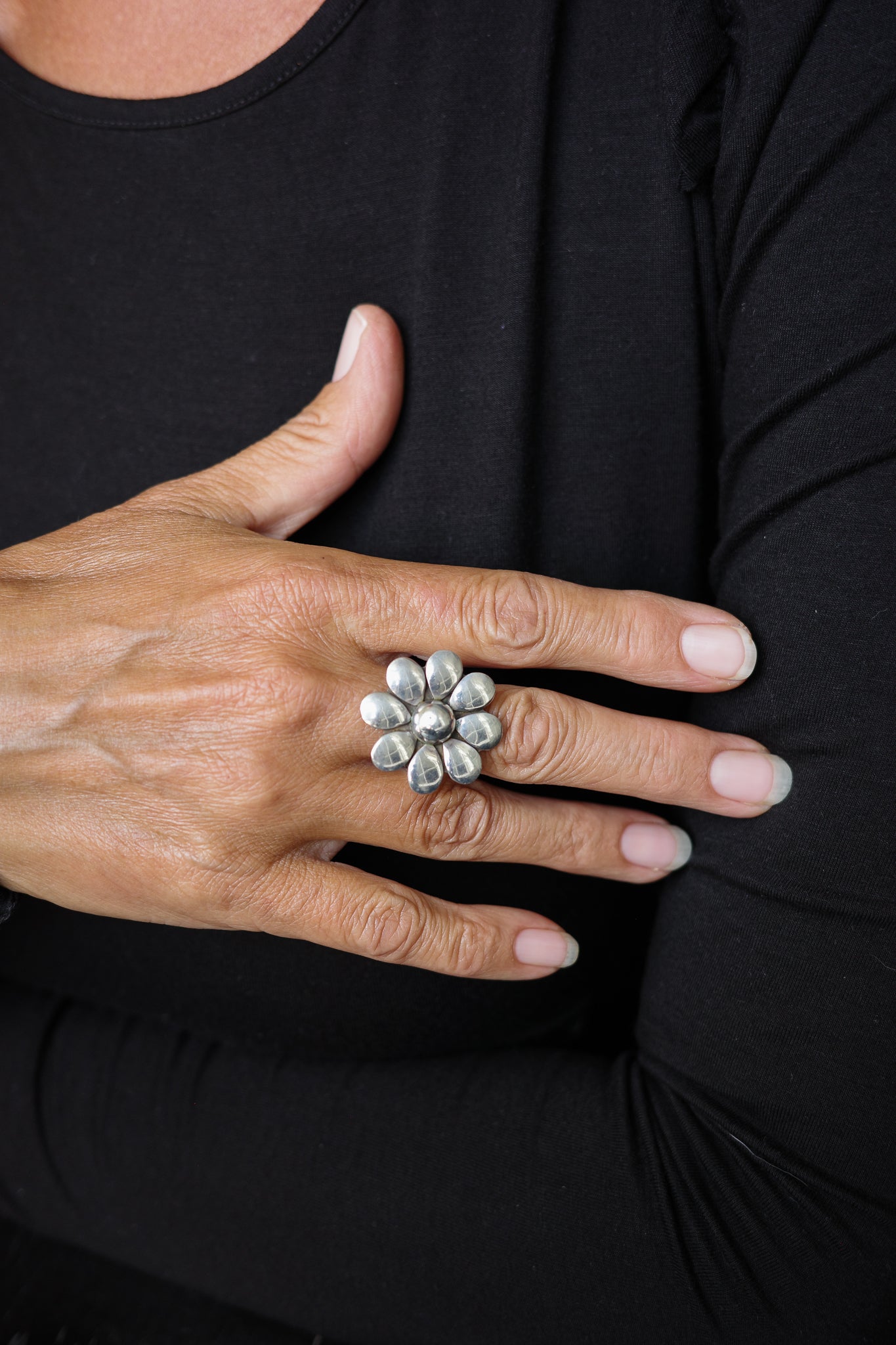 Mexican flower ring