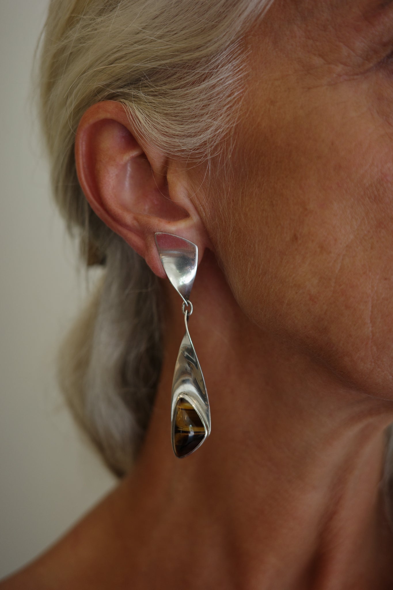 Tigereye Drop Earrings