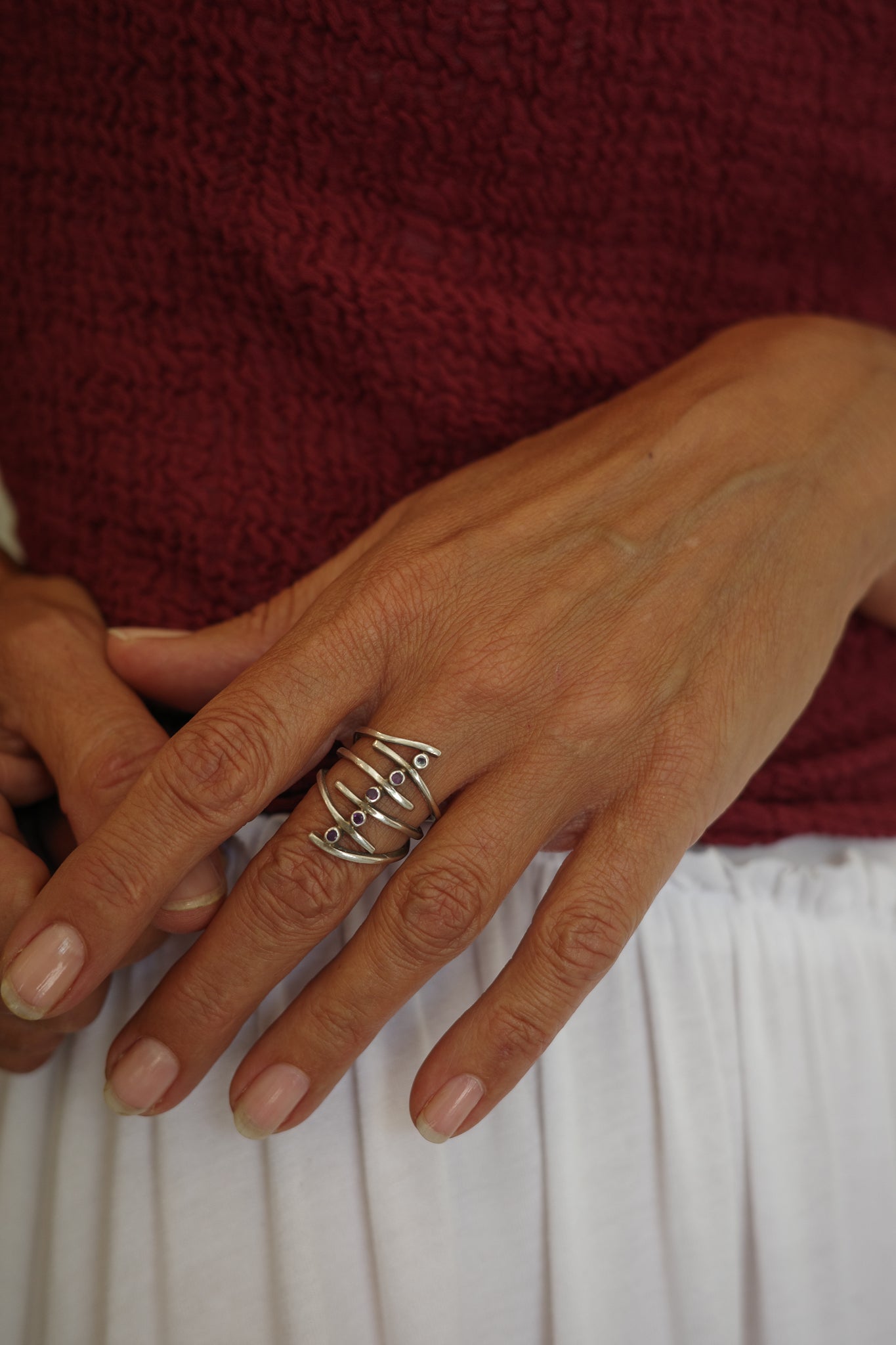 Amethyst Wrap Ring