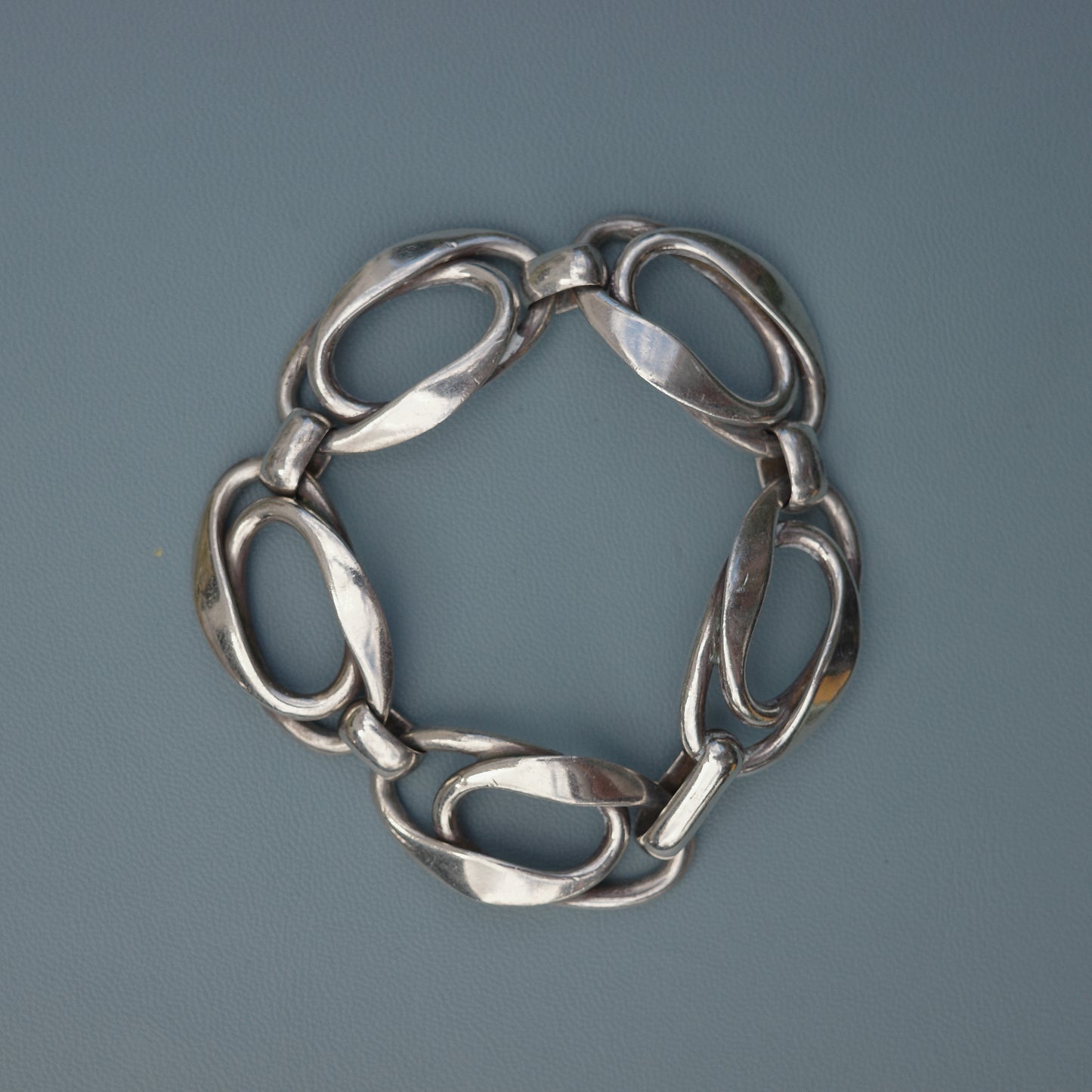 J.P Clausen interlocked oval link bracelet