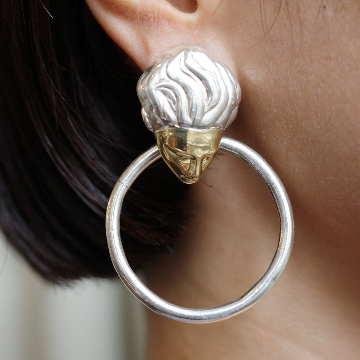 Lady studio-crafted earrings