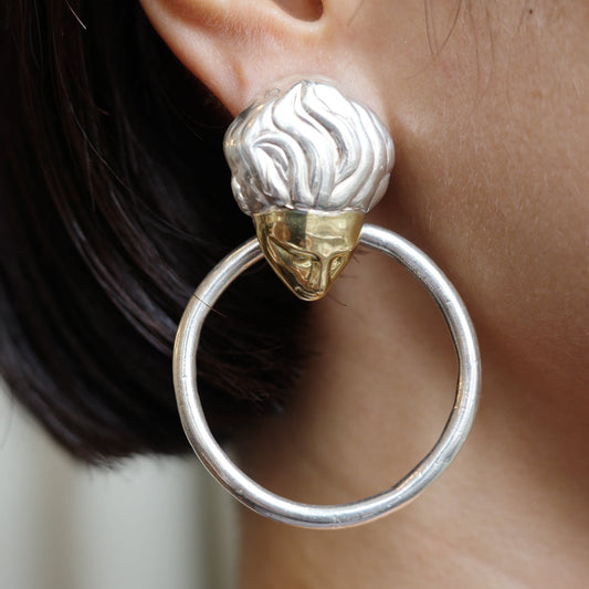 Lady studio-crafted earrings