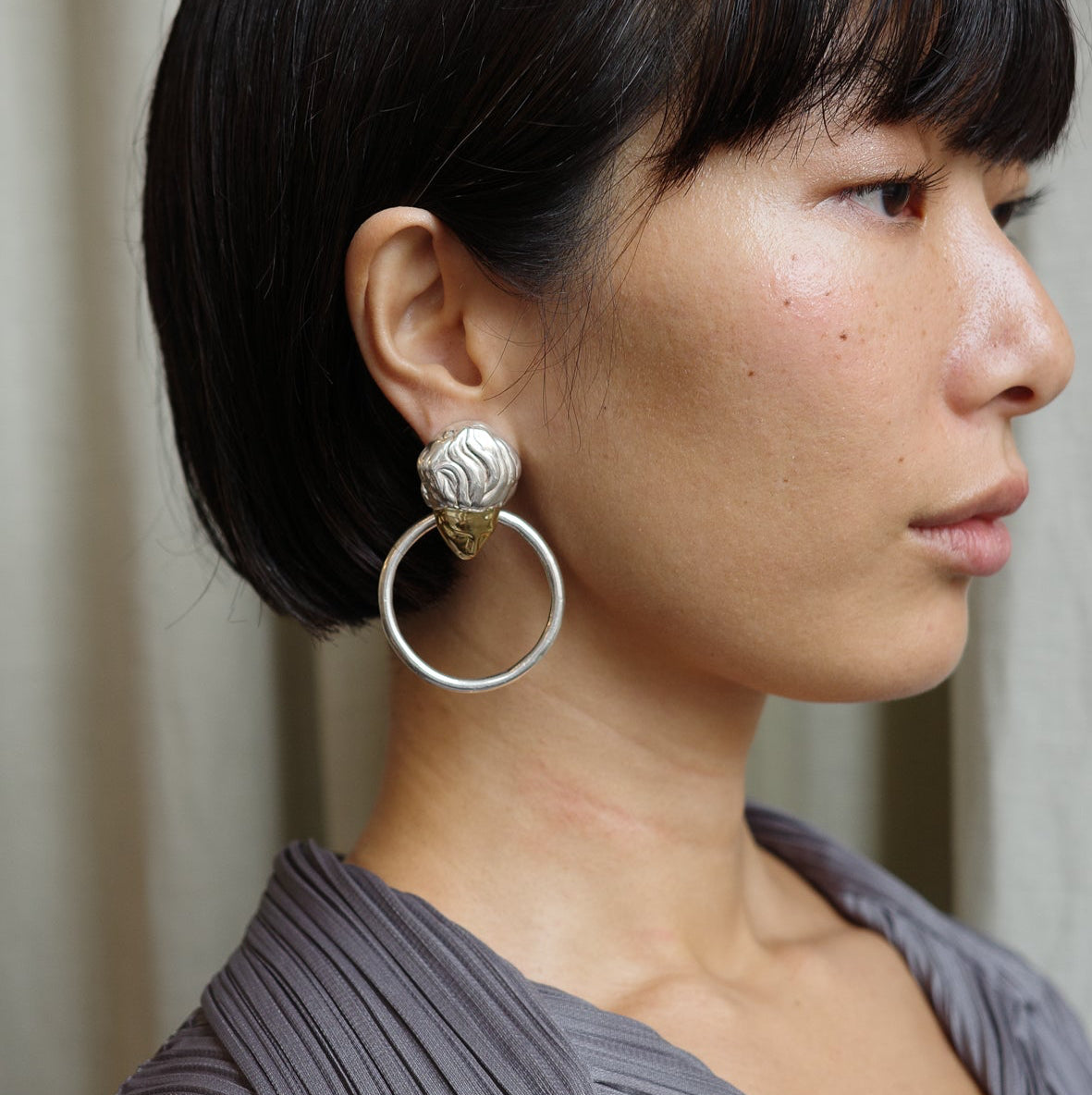 Lady studio-crafted earrings