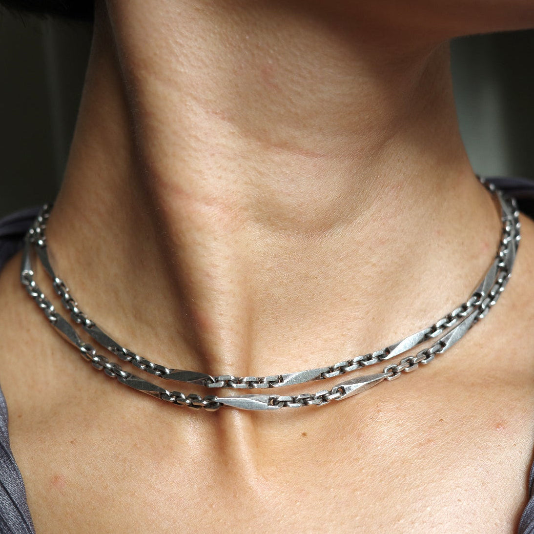 Art Deco heavy weight chain