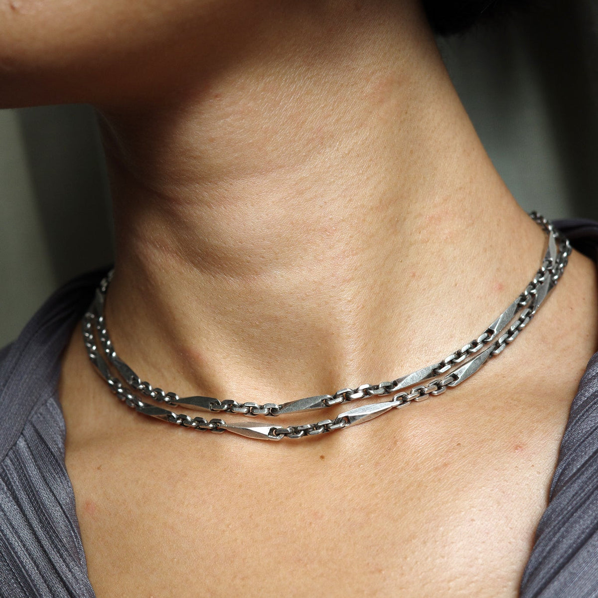 Art Deco heavy weight chain