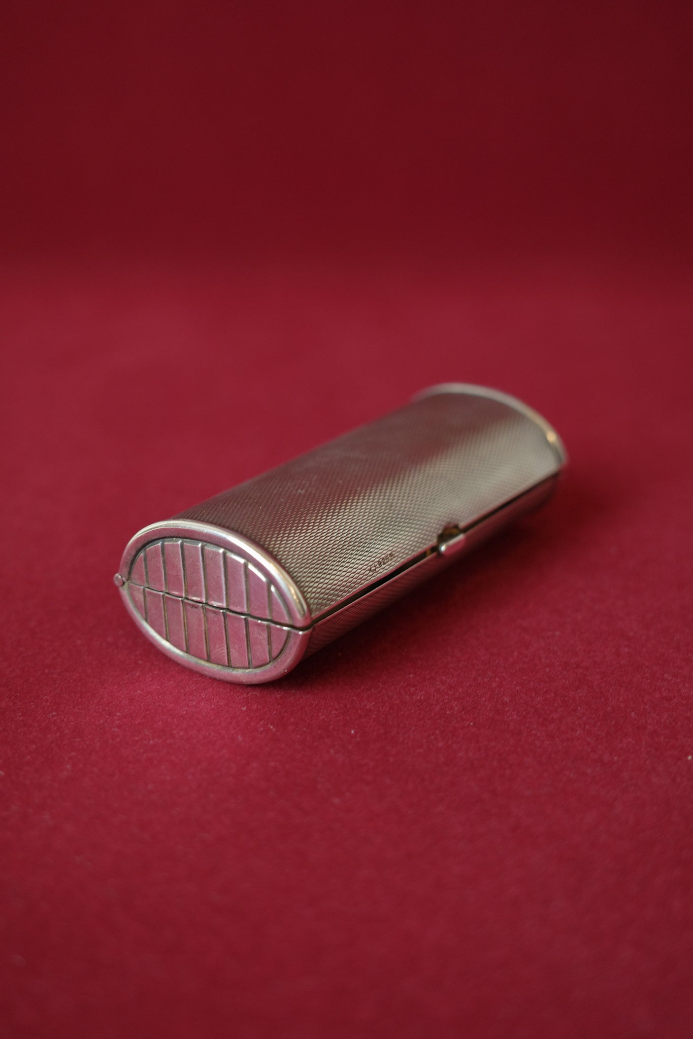 Danish silver cigarette case