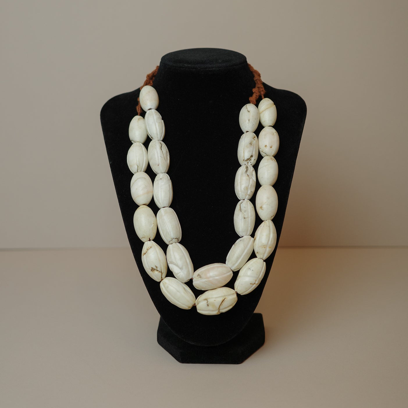 Handmade shell necklace from the Philippines