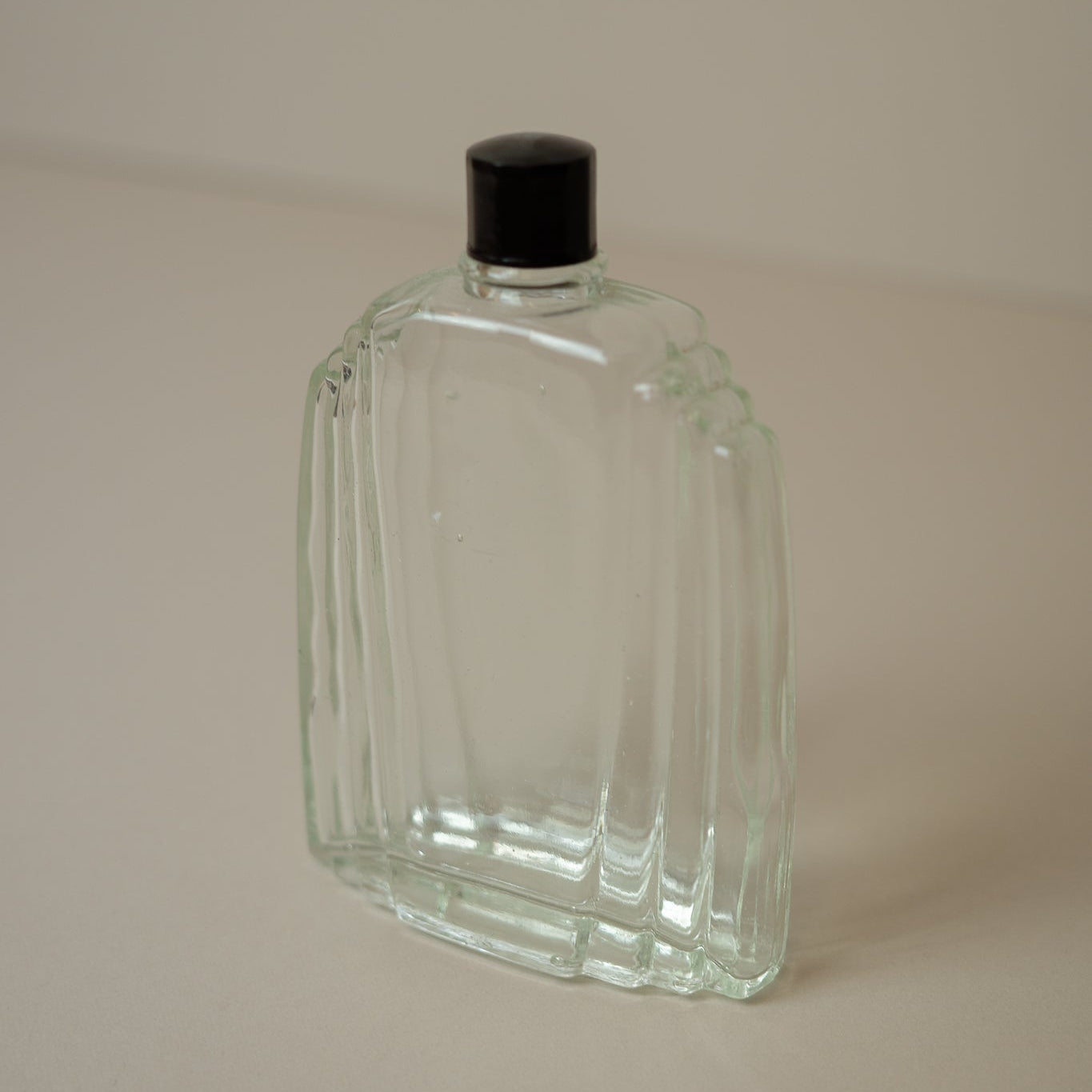 Art Deco Glass Bottle (1930s)
