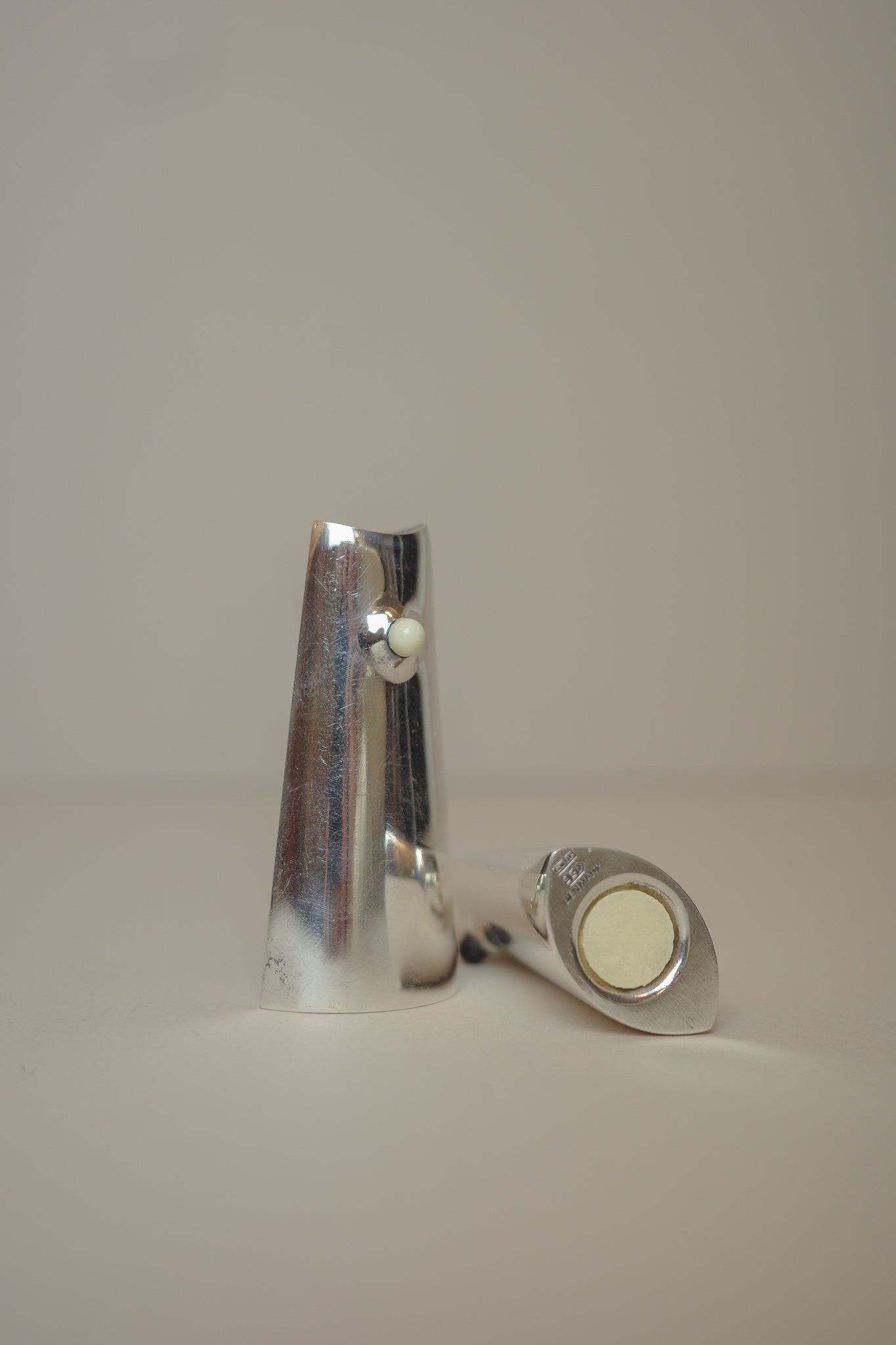 Danish Silverplated Salt & Pepper Shakers