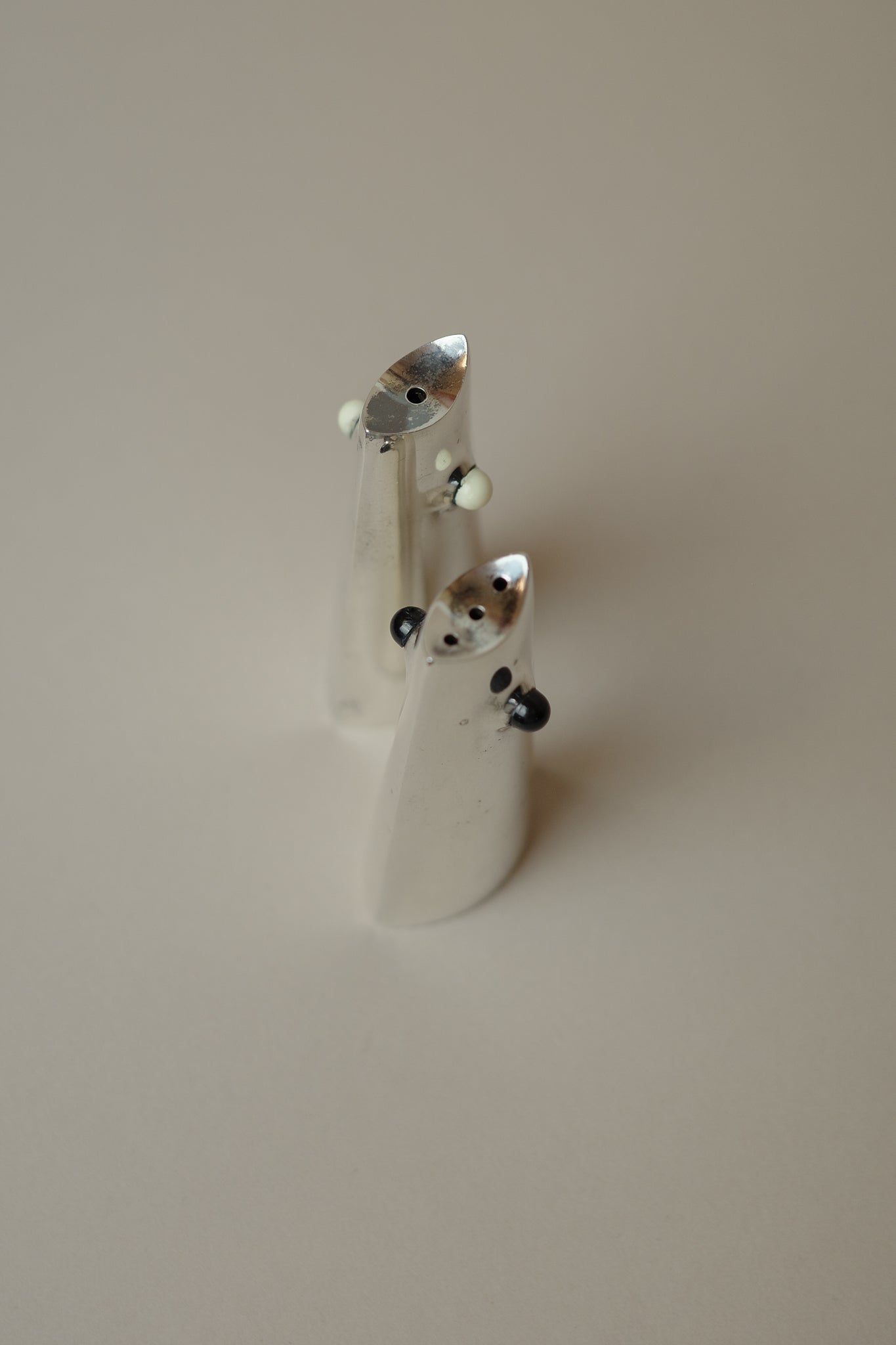 Danish Silverplated Salt & Pepper Shakers