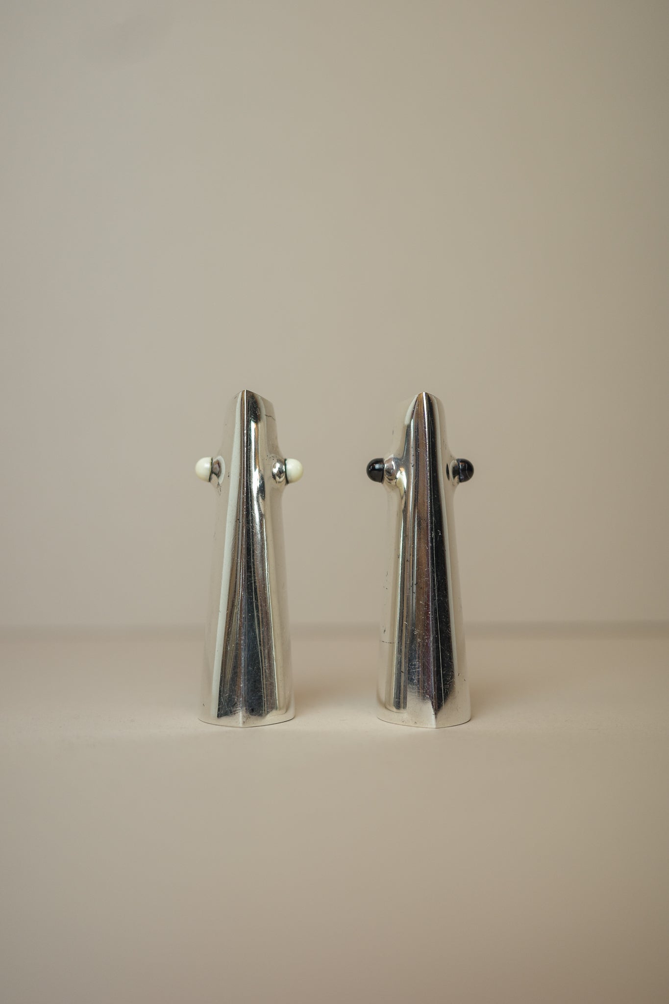 Danish Silverplated Salt & Pepper Shakers
