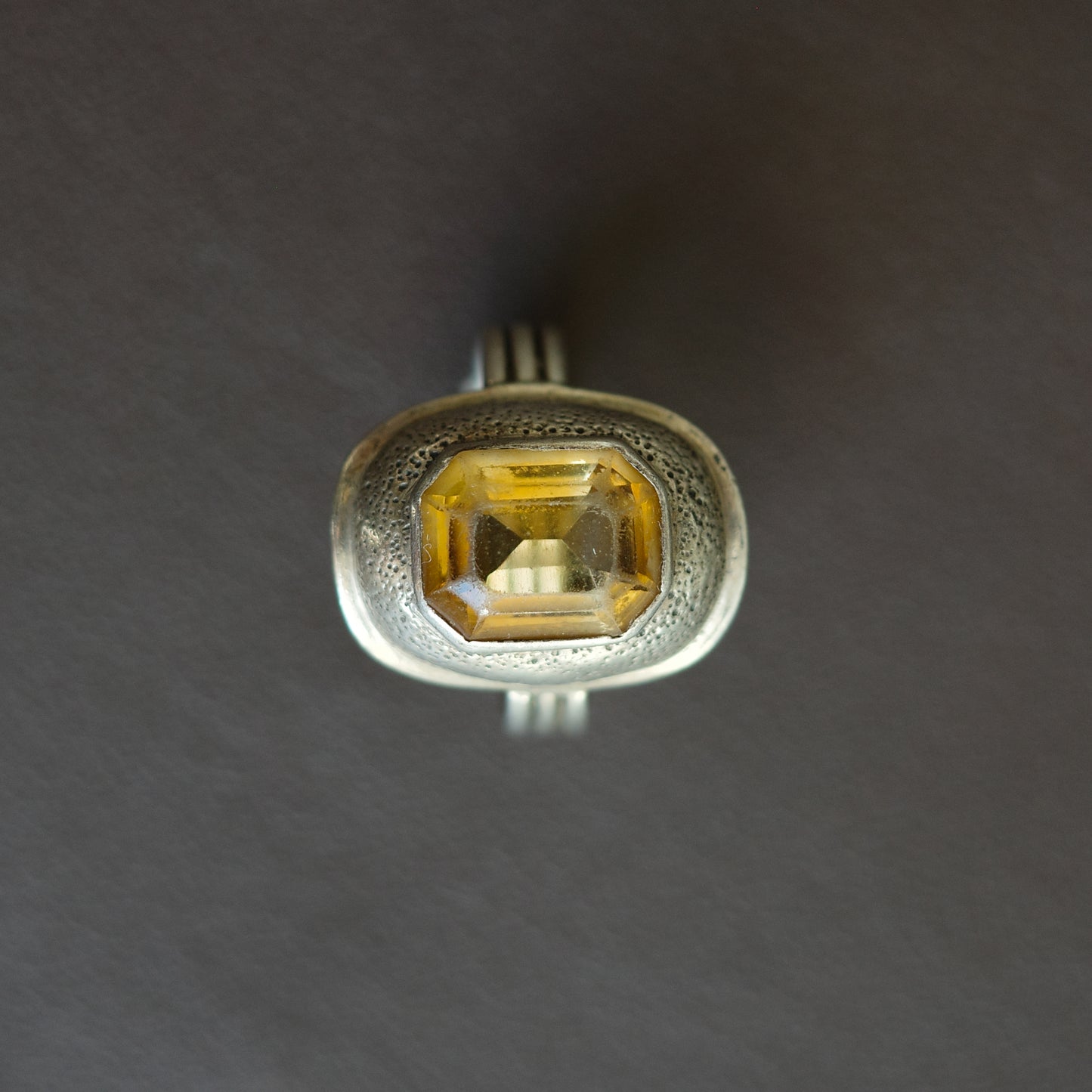 Danish antique citrine ring