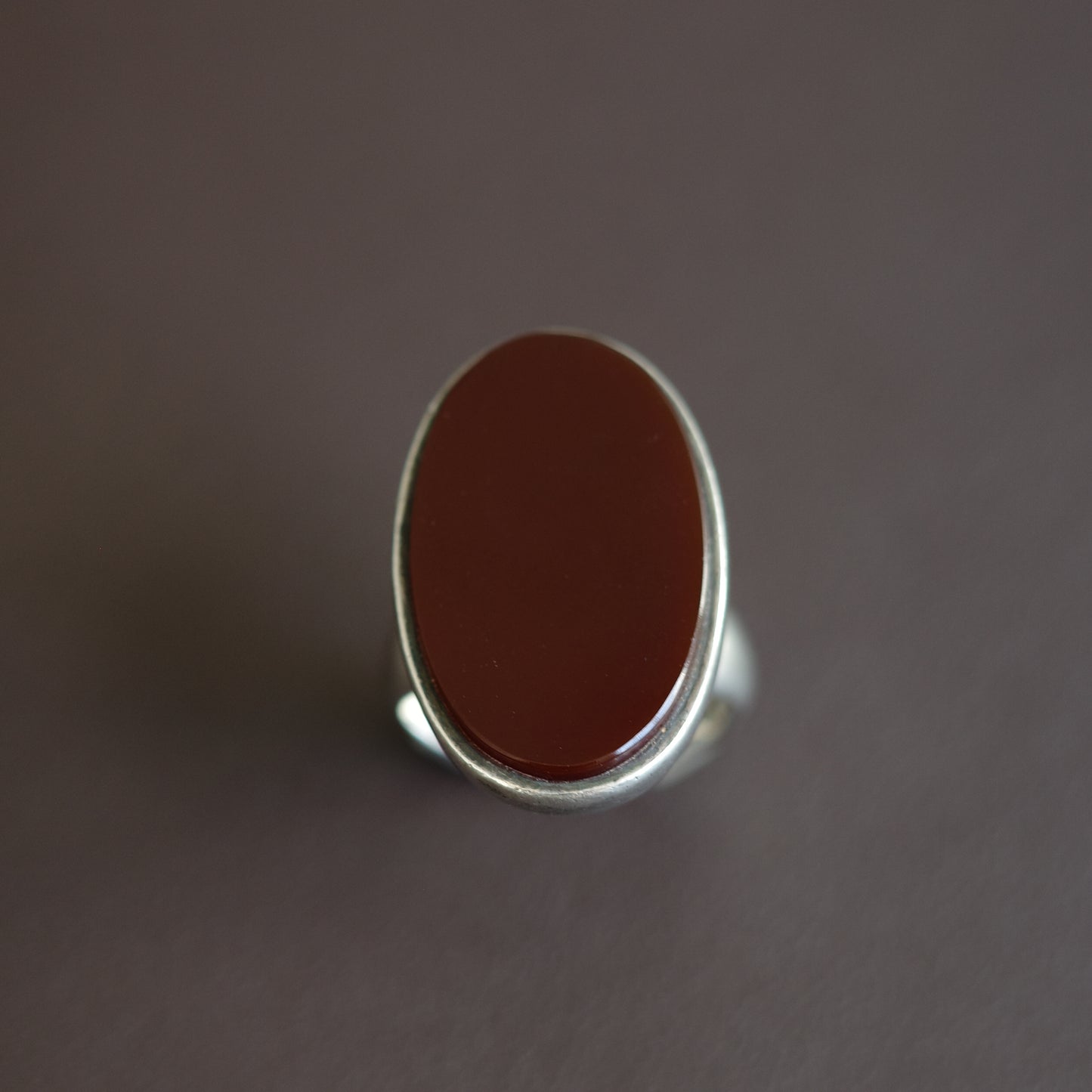 S'Paliu Oval Carnelian ring