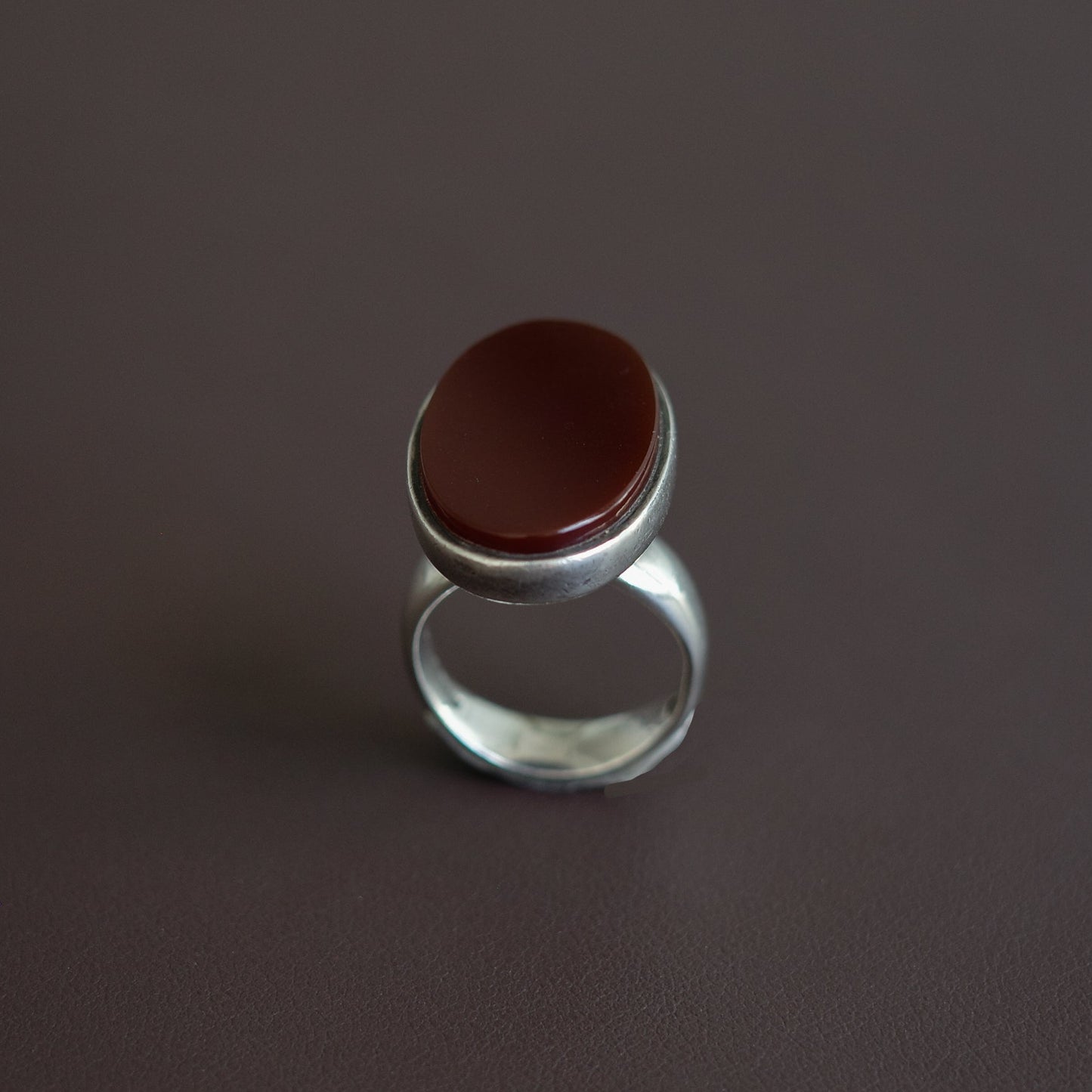 S'Paliu Oval Carnelian ring