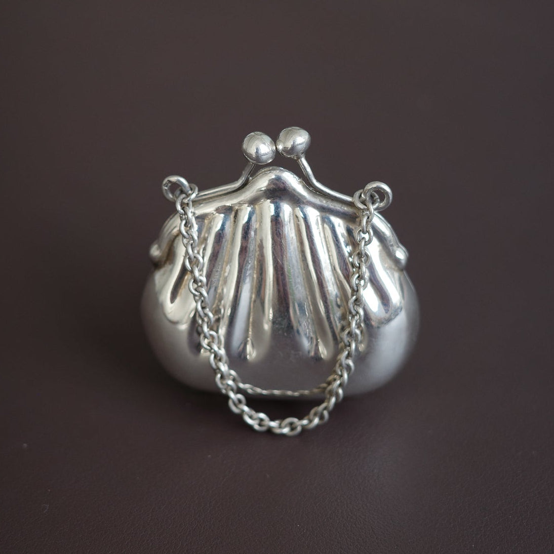 Antique pill pouch