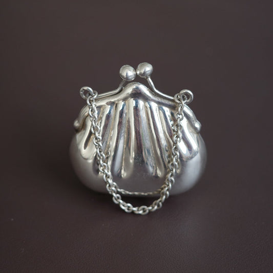Antique pill pouch