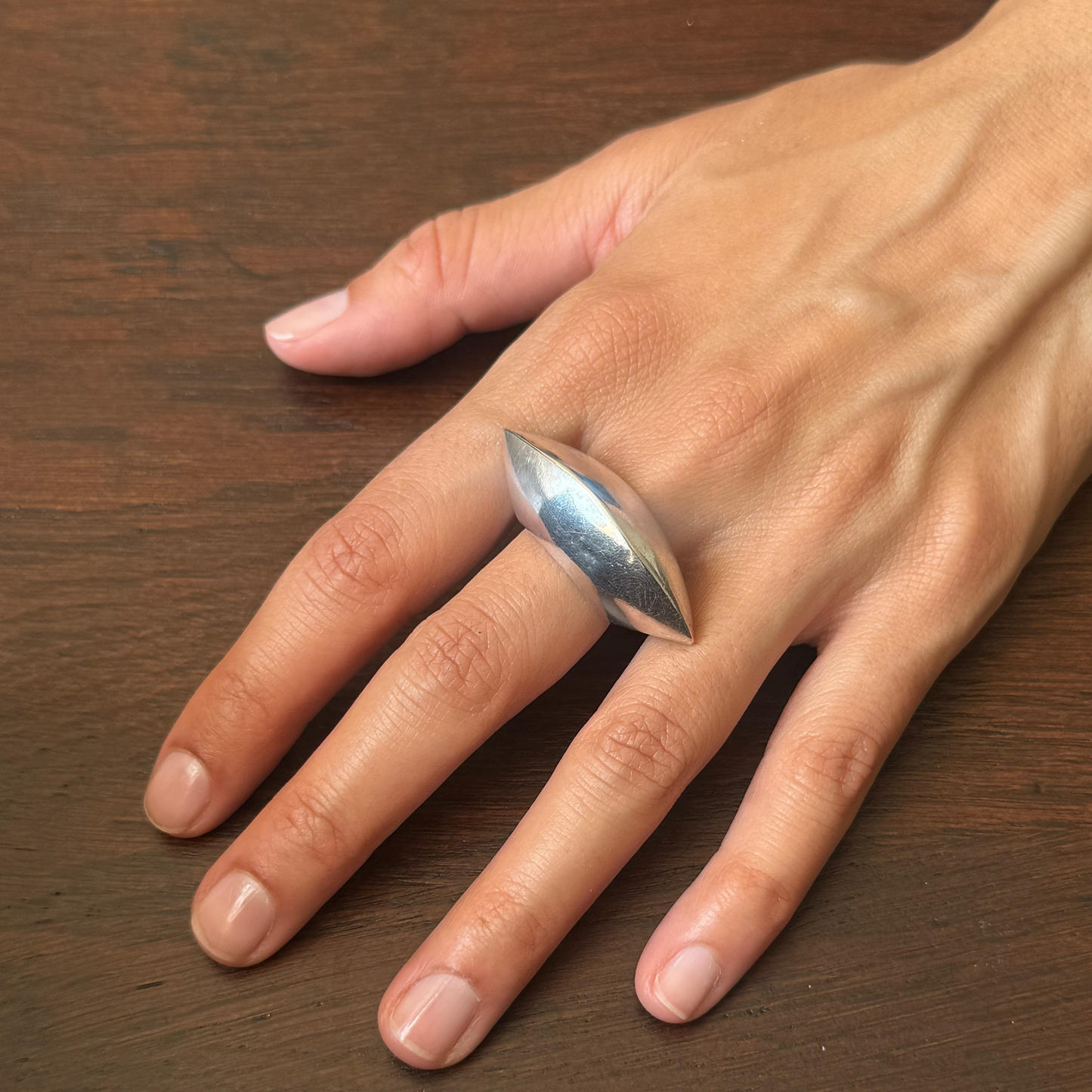 Small Sculptural Statement Ring