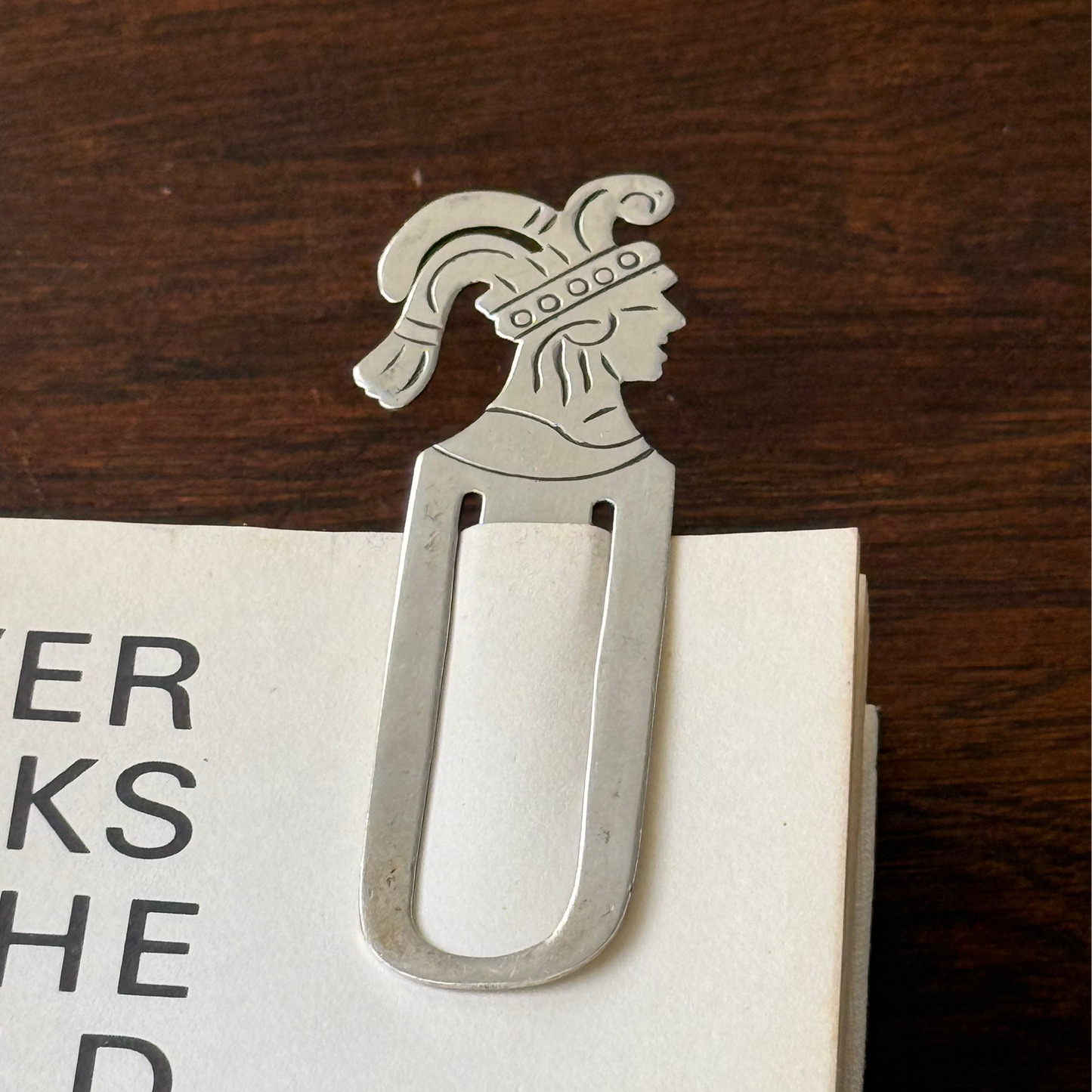 Aztec Warrior Bookmark