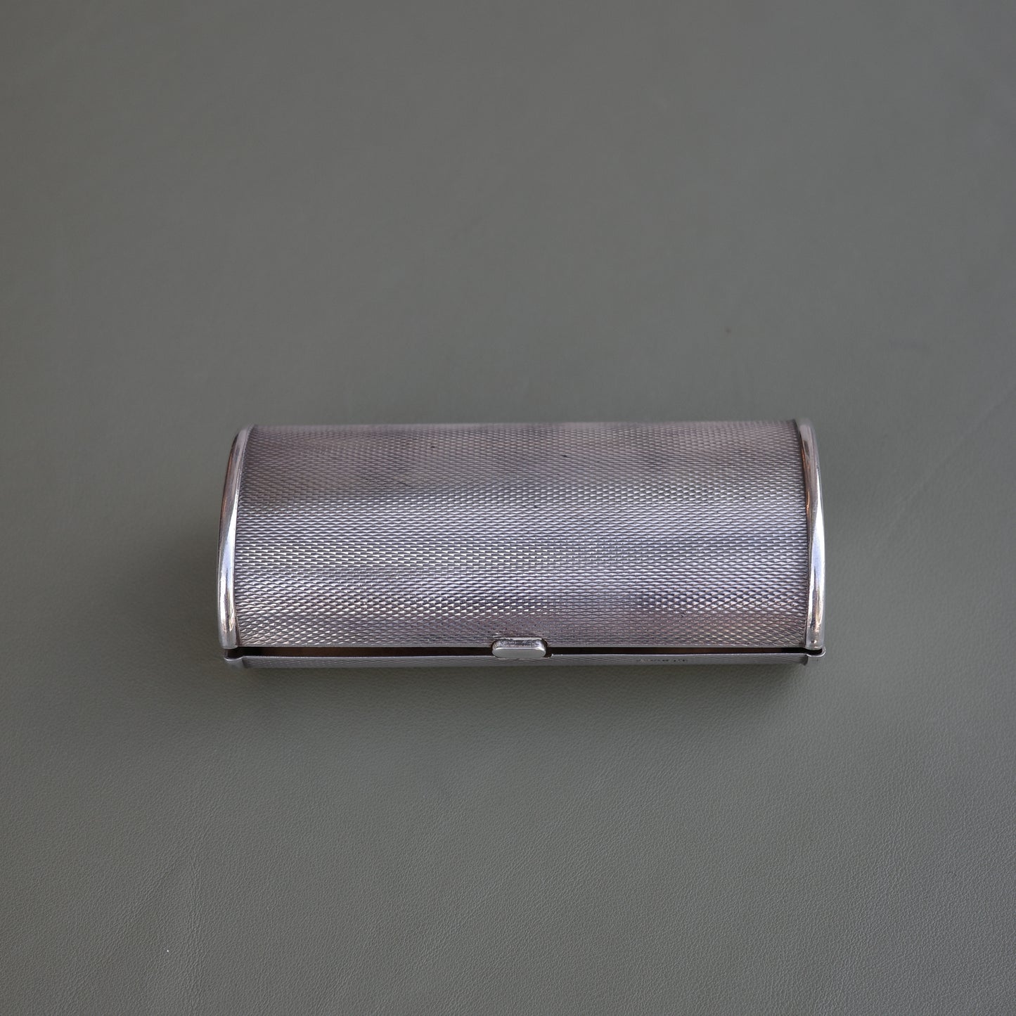 Danish silver cigarette case