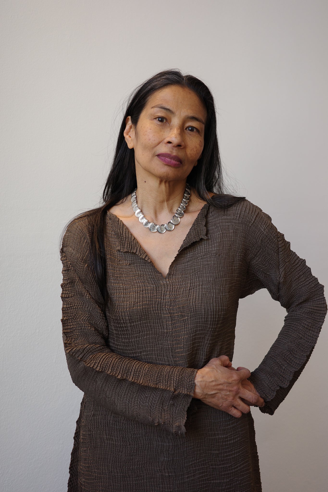 1960s-1970s leaf necklace