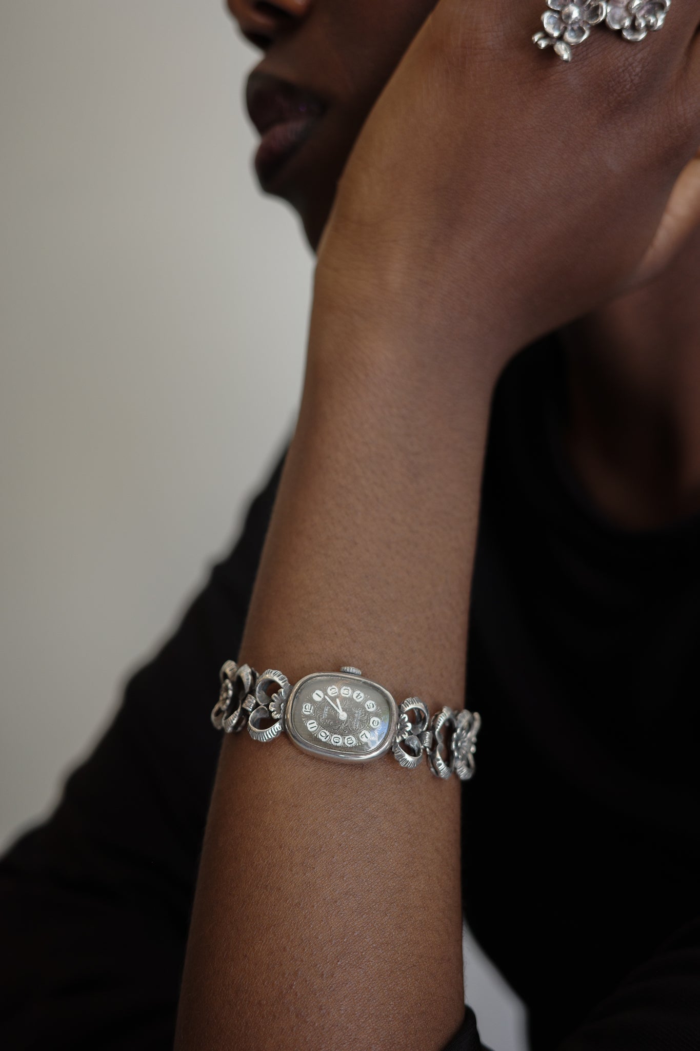 1950s Tusal Floral Watch