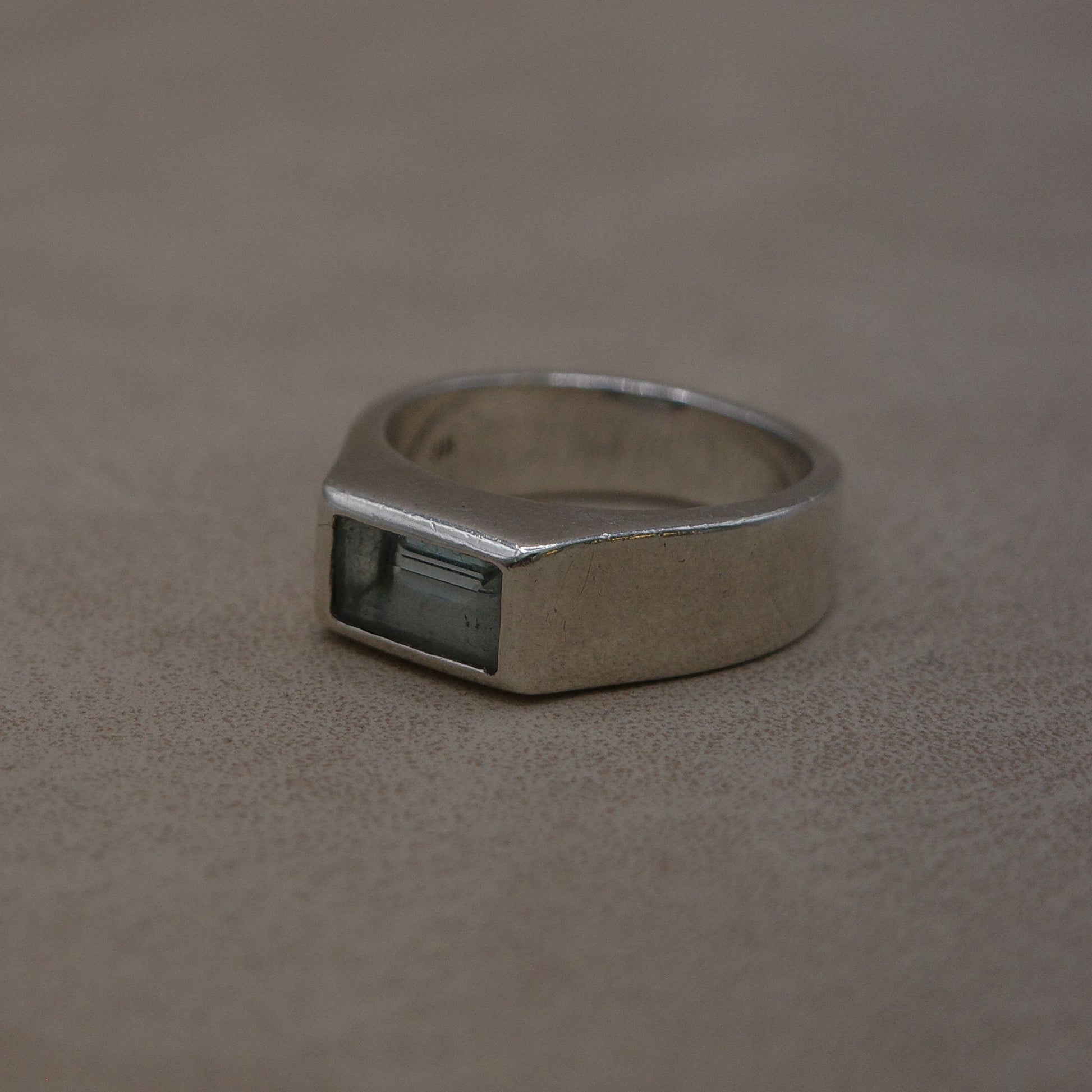 small timeless Euclase ring