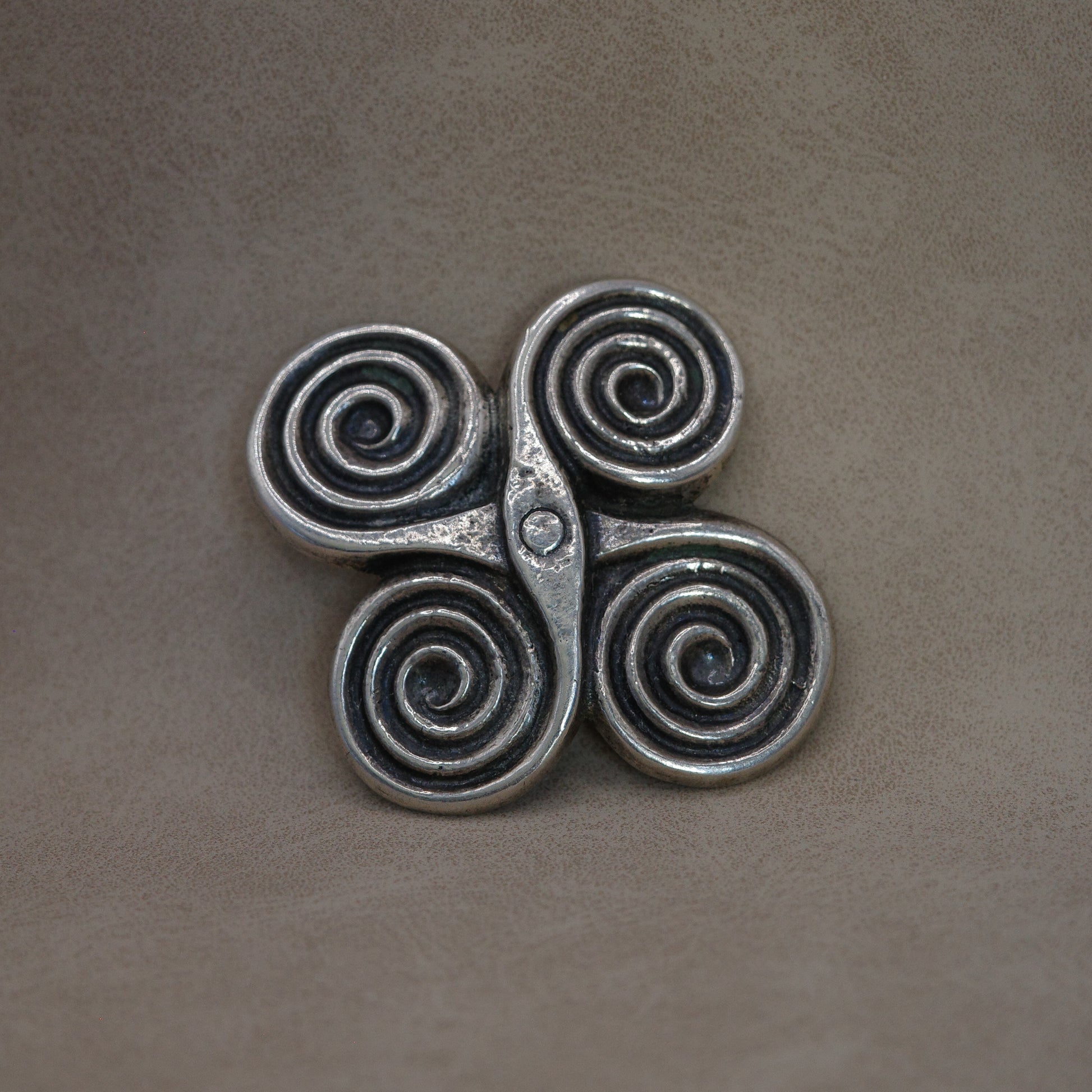 handcrafted sun brooche
