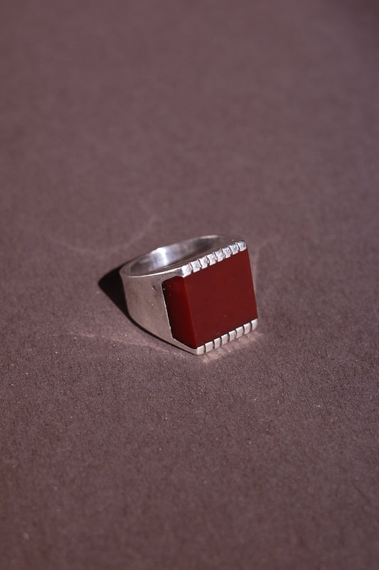 Carnelian signet ring