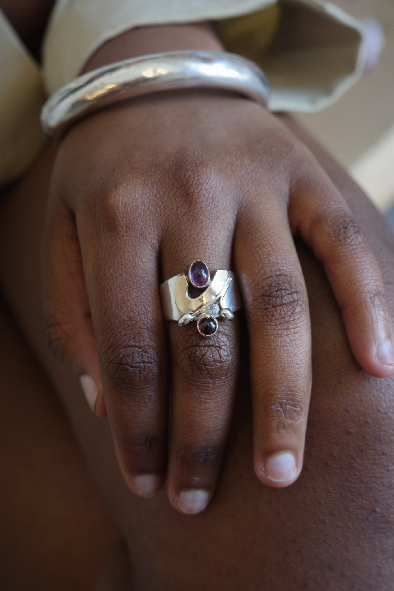 Antique abstract ring