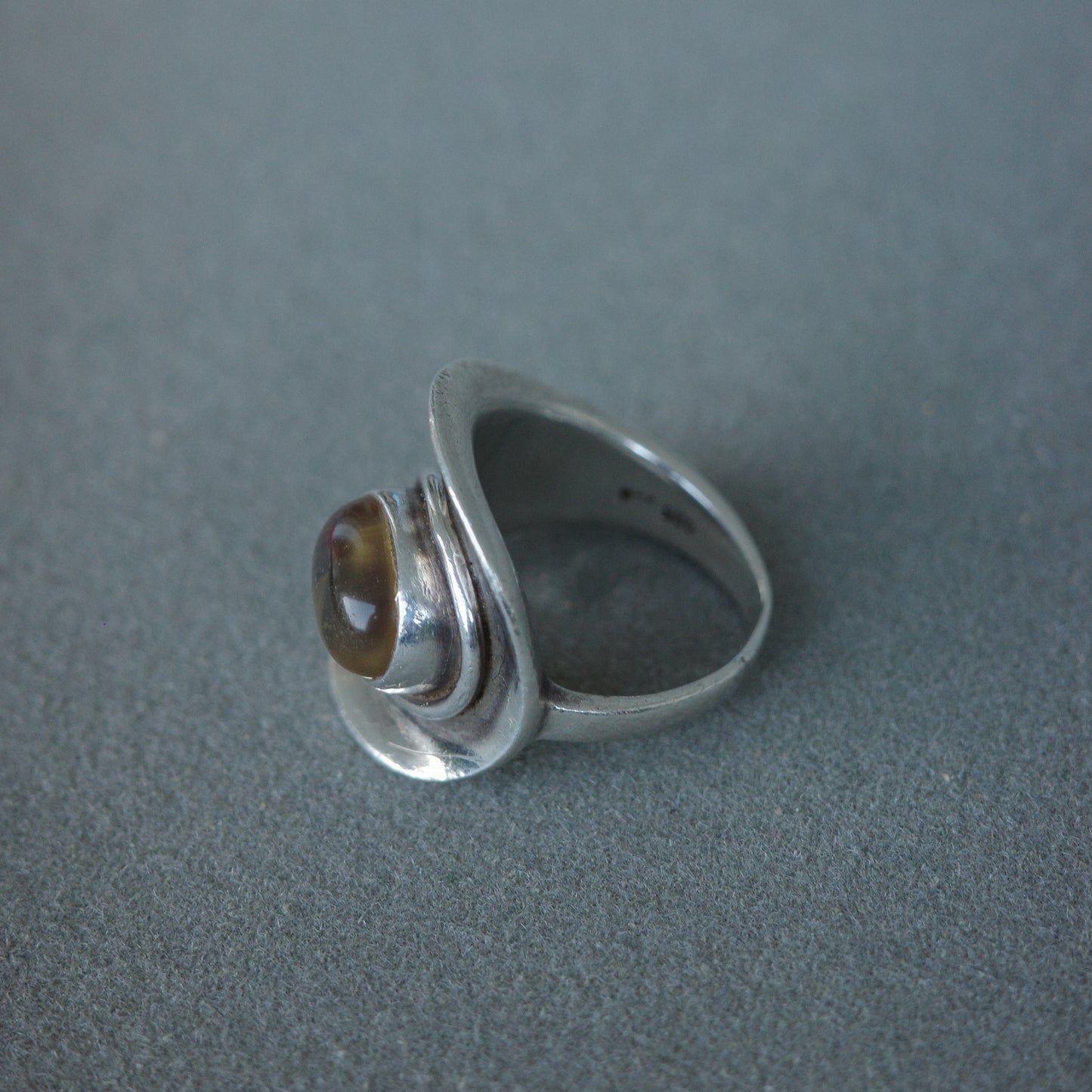 Mid-Century citrine ring
