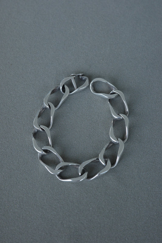 Handmade curb link bracelet