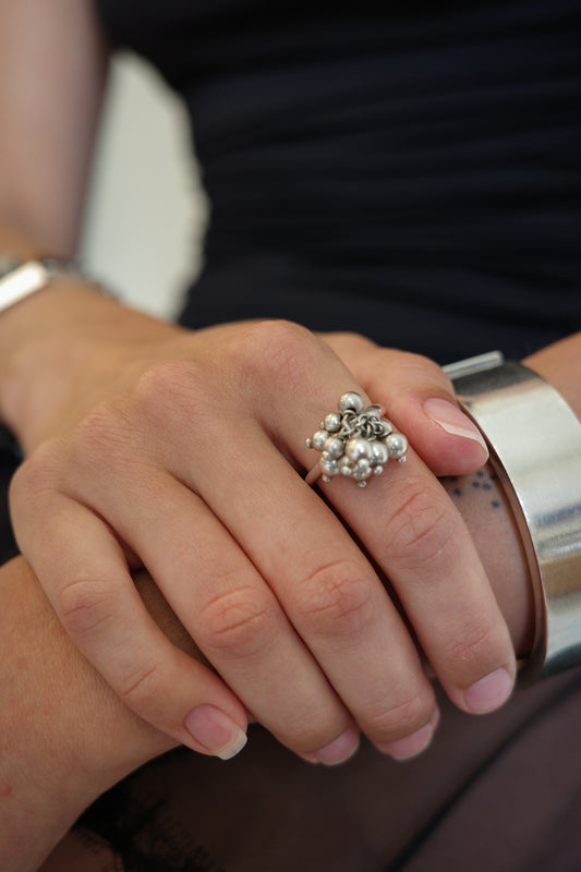 bubble sterling ring