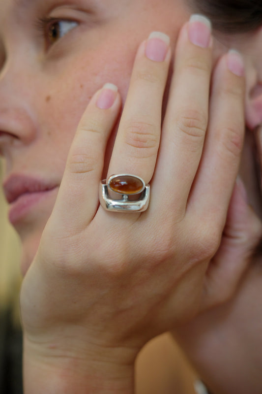 Georg Jensen ring designed by Hans Hansen