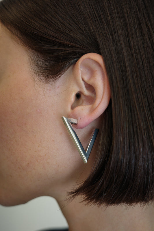 Triangle Sterling Earrings