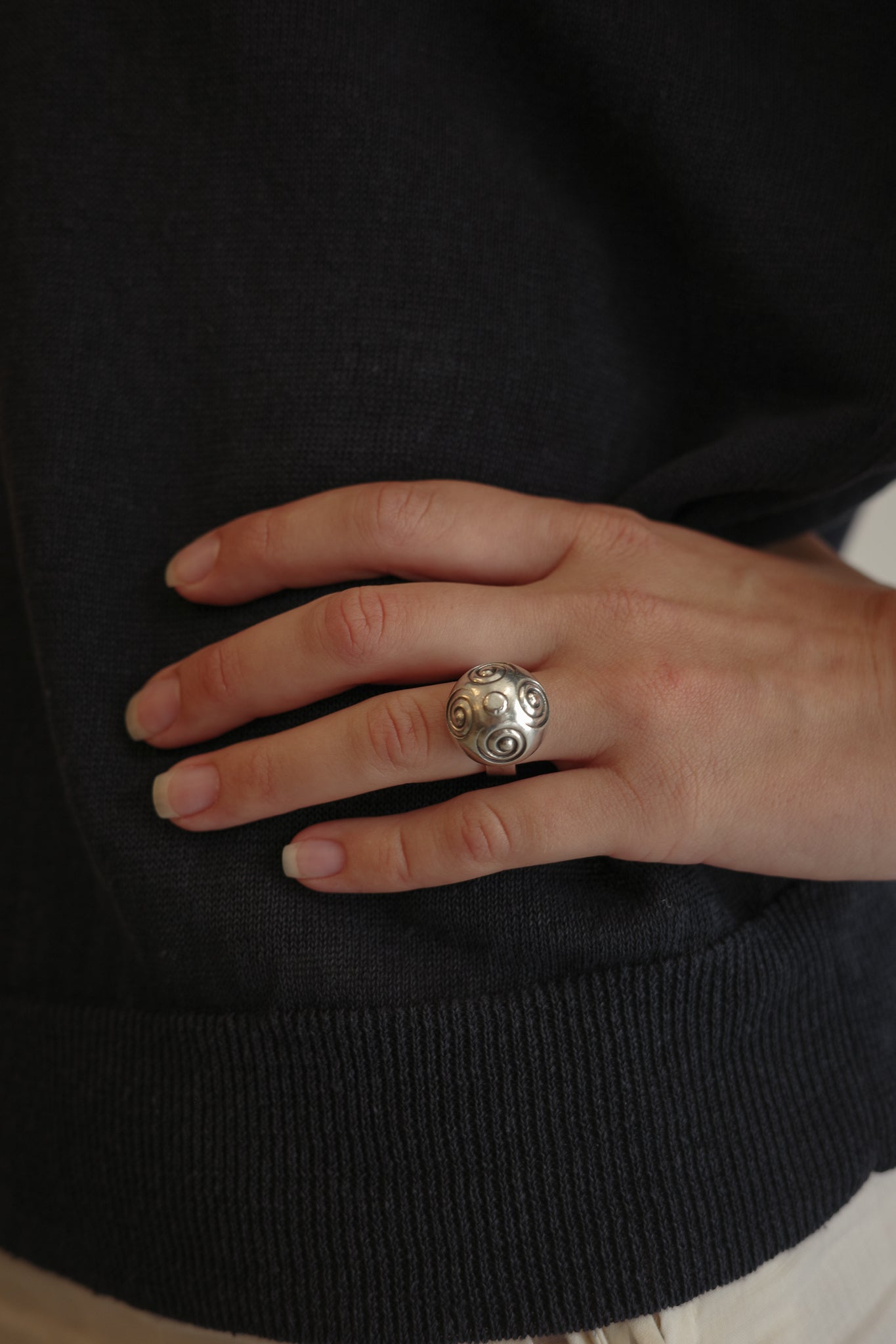 Finnish 1960s spiral ring