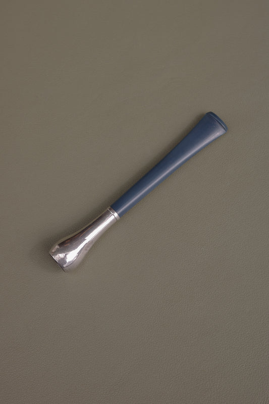Mid-Century Blue And Silver Cigarette Holder