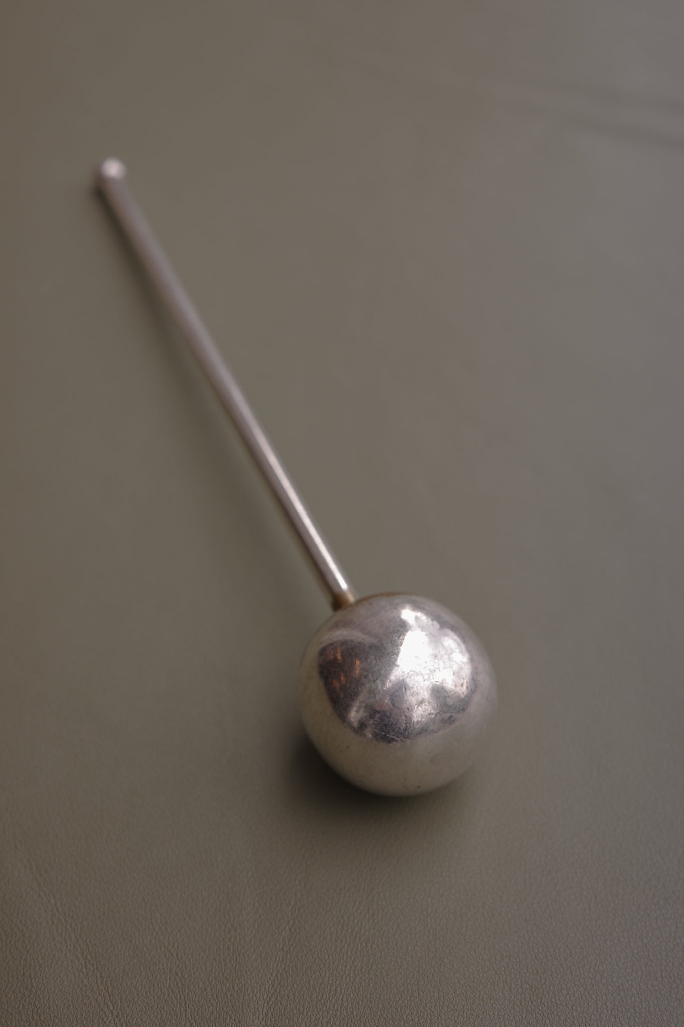 Silver-plated hair pin