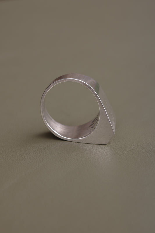 Danish Triangular Silver Ring