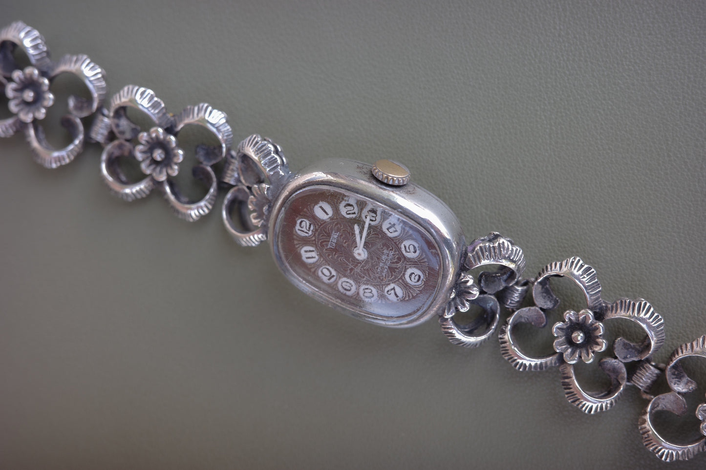 1950s Tusal Floral Watch