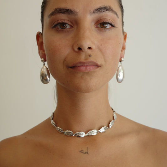 Mid-Century Leaf necklace By Niels Erik From