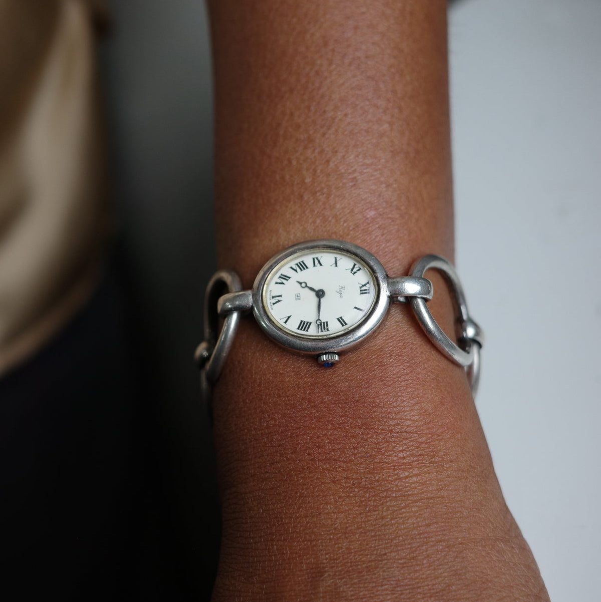 1950s Oval link watch bracelet