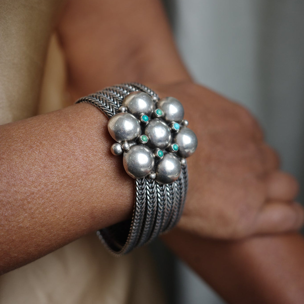 Flower bracelet by Gustav Hauber