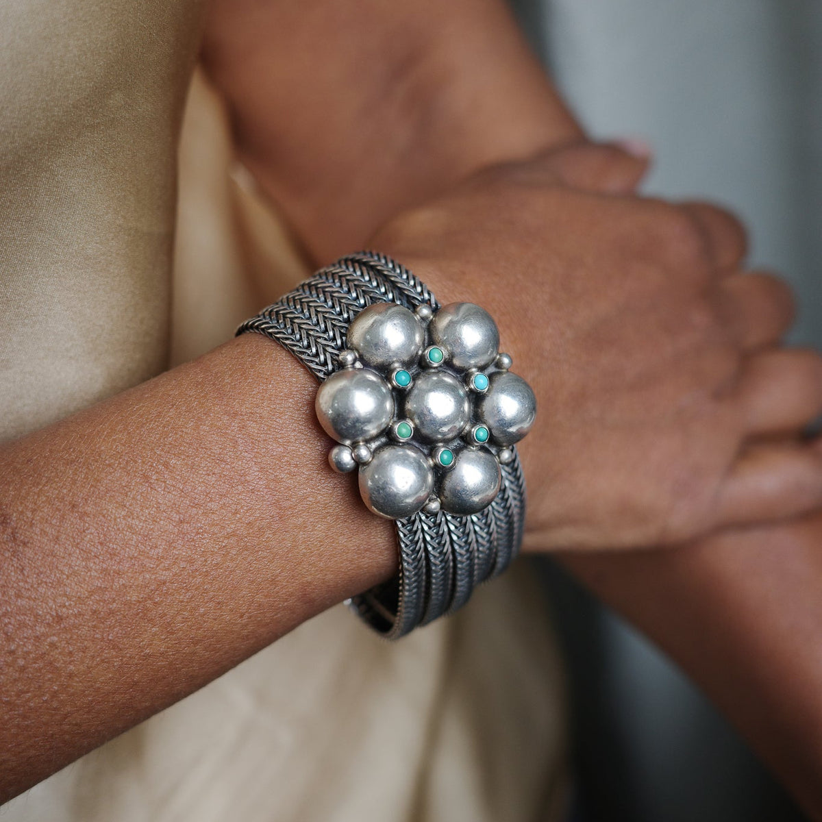 Flower bracelet by Gustav Hauber