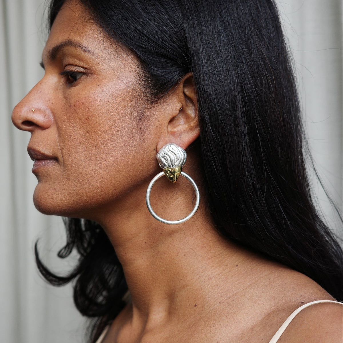 Lady studio-crafted earrings