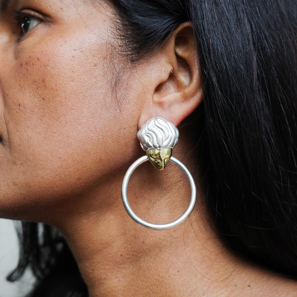 Lady studio-crafted earrings