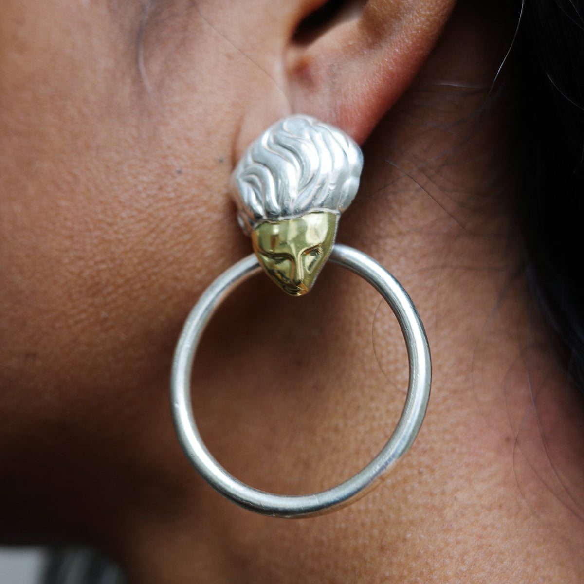 Lady studio-crafted earrings