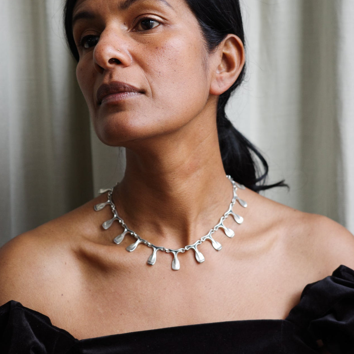 Studio-crafted 60s neck piece