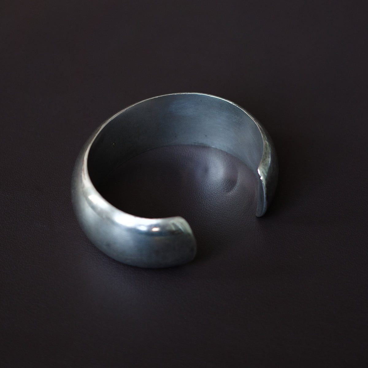 Curved sterling cuff