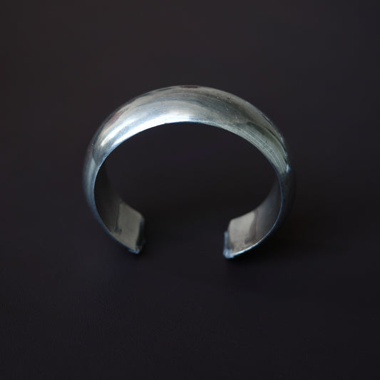 Curved sterling cuff